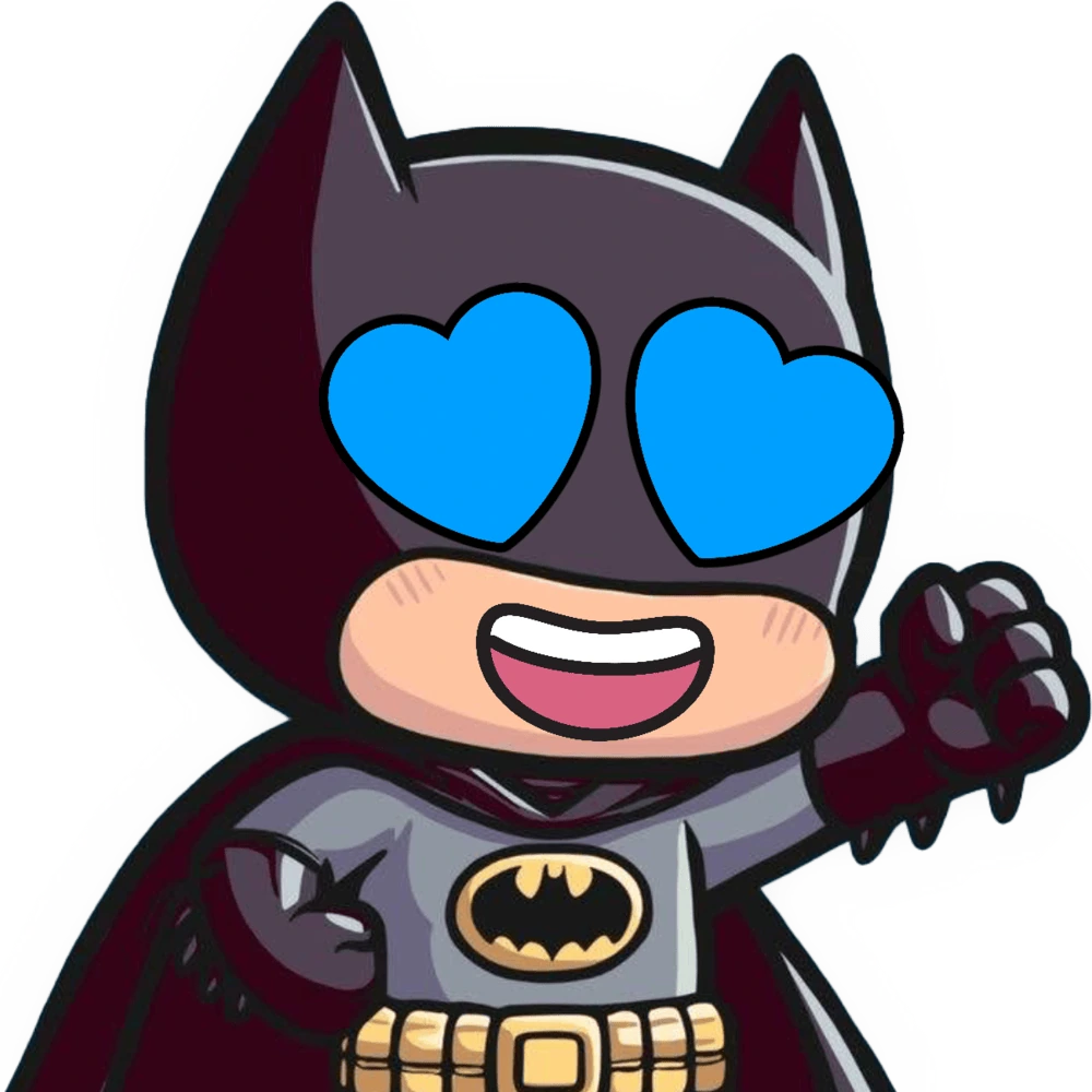 Batman_HeartBlueEyes emote