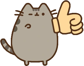 pusheenthumbsup emote