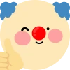 Cute_clown emoji