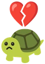HBrokenHeartTurtle emoji