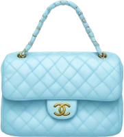 Lightbluechanelbag emote