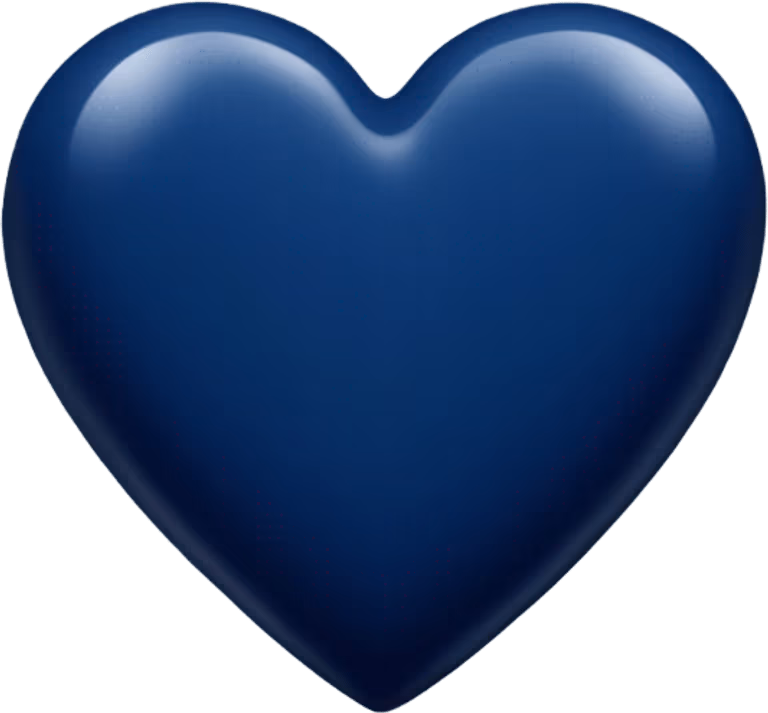 Darkblueheart emote