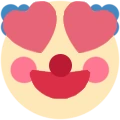 hearteyesclown emote