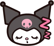 kuromi_sleep emote