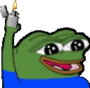 HappyPeepoLighter emote