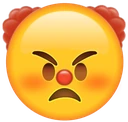 clownangry emote
