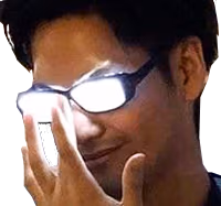 SHINE_GLASSES emote