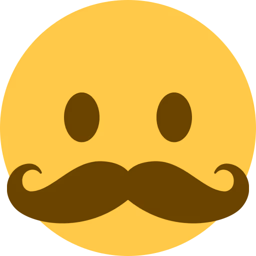 moustache emote