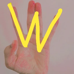 W_fingers_sign emoji
