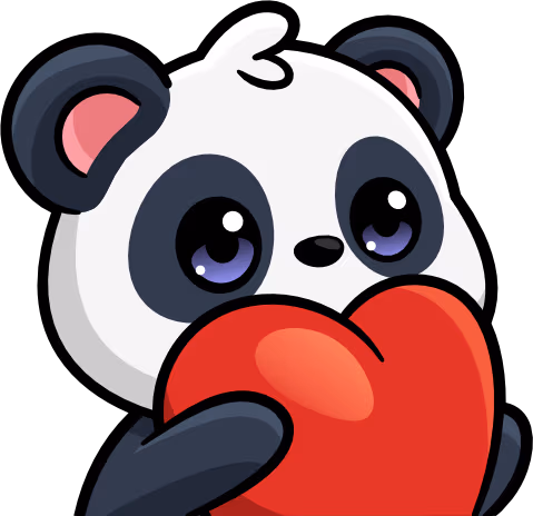 PandaLove emote