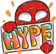 SpidermanHypeSign emote