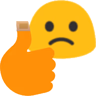 BlobThumbHurt emote