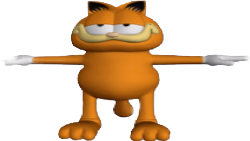 garfield emote
