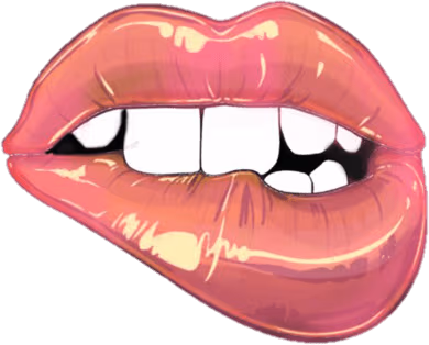 LipBitePink emote