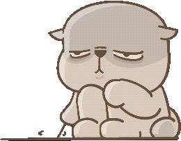 unhappy emote