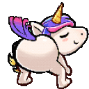 lottdiUnicorn animated emote