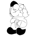 Roy_munching animated emote