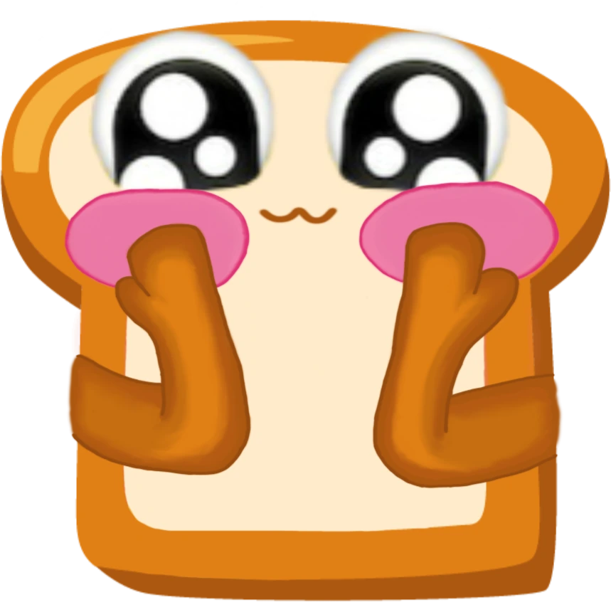 BlushingBread emote