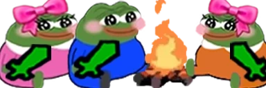 modsittingverycomfortablearoundacampfirewithitsfriends emoji