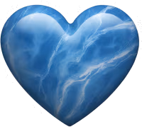 Bluemarbleheart emote