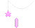pinkhangingstars animated emote