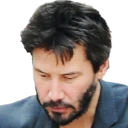 SadKeanuReeves emote
