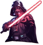 Darthvaderandlightsaber emote