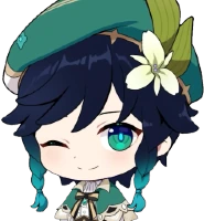 Chibi_Venti_Wink emote