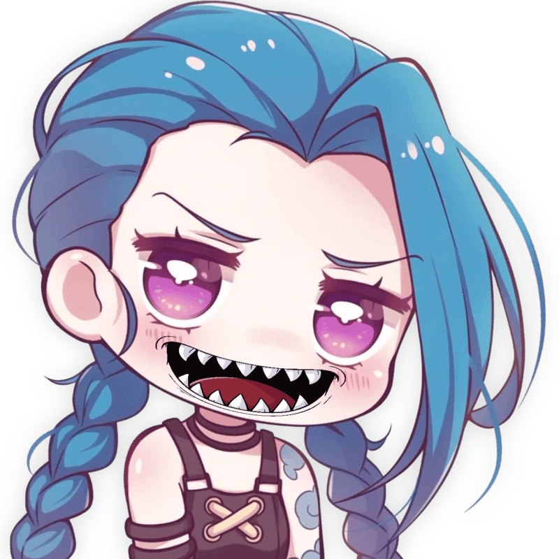 Jinx_EvilSmile emoji