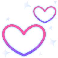 neon_sparkle_heart emote
