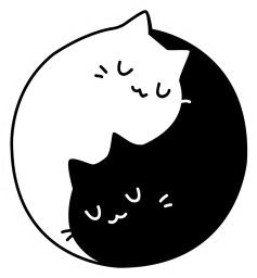 Blackwhitecats emote