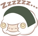 sheep_sleeping emote