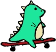 Skating_Trex emote
