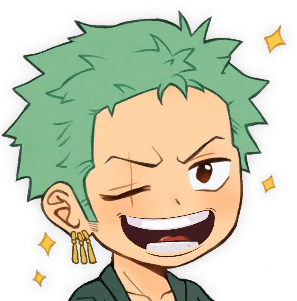 Zoro_SmileHappy emote