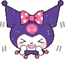 kuromi_joyface emote