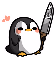 Cute_penguin_knife emote