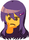 YuriThinking emote
