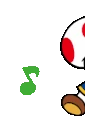 MarioBros_ToadMusic1 emote