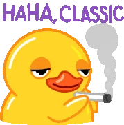 HahaClassic_Duck emote