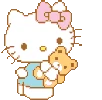 HelloKittyTeddyHug emote