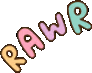 RAWR emote
