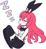 RabbitGirl_Sleeping emote
