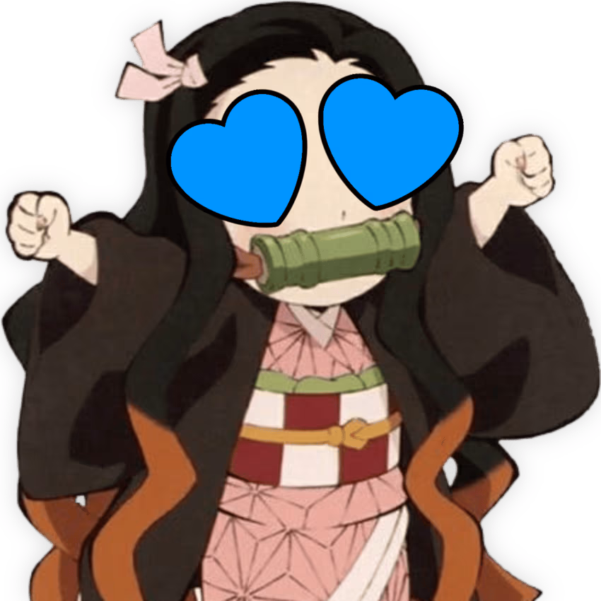 Nezuko_HeartBlue emote