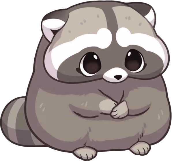 Racoon emote