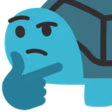 CEPThinkingTurtleBlue emote