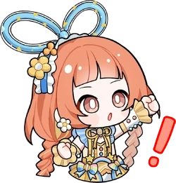 NikkiExclamation emote