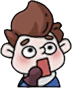 surprised emote
