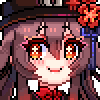 HuTaoPixelEmotivegif animated emote