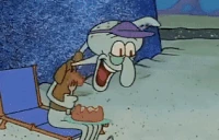 squidwardLaughingAtYou emote