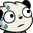 pandaSweat emote